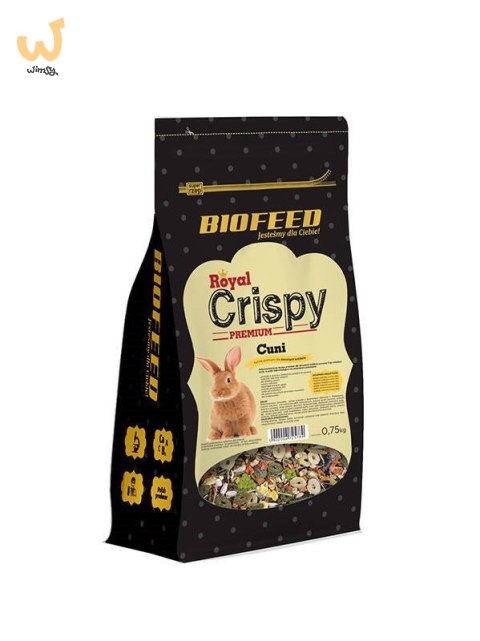 BIOFEED Royal Crispy Premium Cuni 0,75kg BIOFEED Royal Crispy Premium Cuni 0,75kg