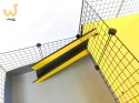 C&C Klatka modułowa 4x2 + Loft 2x1+ szara rampa