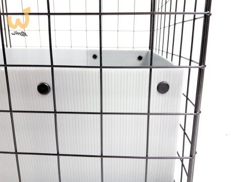 C&C Klatka modułowa 5x2 świnka królik jeż czarna, 180 x 75 x 37 cm C&C Klatka modułowa 5x2 świnka królik jeż czarna, 180 x 75 x 37 cm