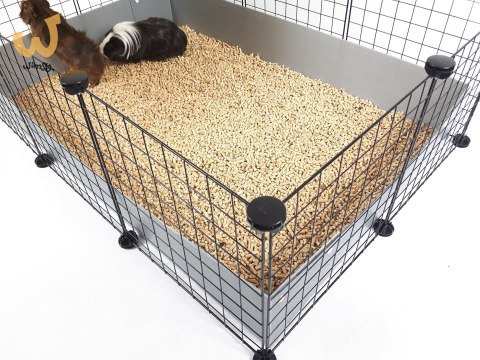 C&C Piętrowa klatka modułowa dla świnki morskiej, królika, jeża - 110x75 cm C&C Piętrowa klatka modułowa dla świnki morskiej, królika, jeża - 110x75 cm