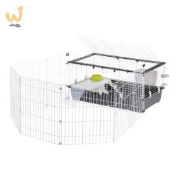 FERPLAST CAGE PARKHOME 100 - klatka dla królików i świnek morskich