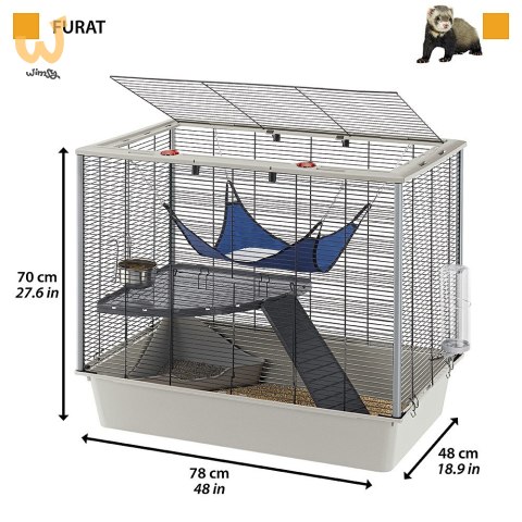 FERPLAST Furet Plus - klatka dla fretki Furet Plus FERPLAST Furet Plus - klatka dla fretki Furet Plus