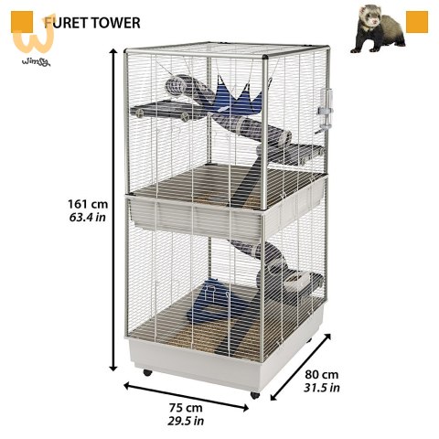FERPLAST Furet Tower - klatka dla fretek FERPLAST Furet Tower - klatka dla fretek