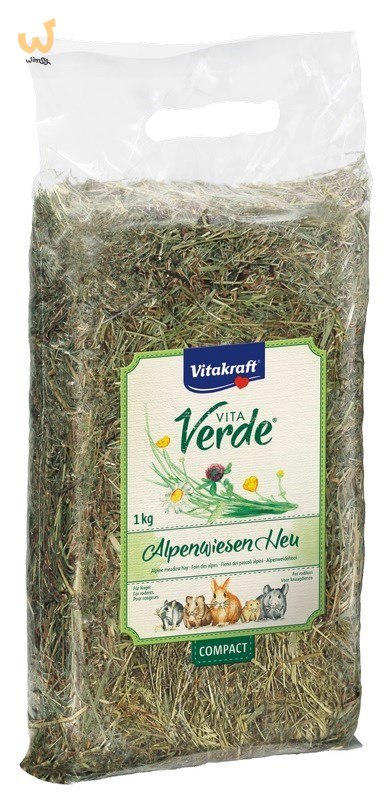 VITAKRAFT VV Siano alpejska łąka compact dla gryzoni 1kg VITAKRAFT VV Siano alpejska łąka compact dla gryzoni 1kg