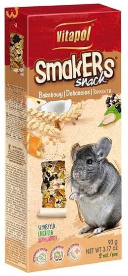 VITAPOL Kolby bakalie-orzechy-owoce leśne dla szynszyli 2szt. 90g