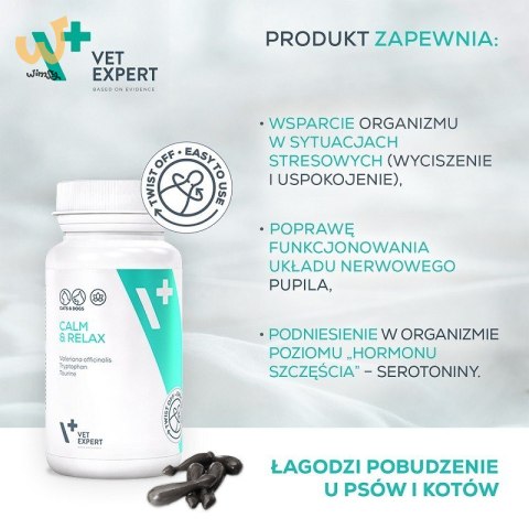 VetExpert Calm&relax (30 kaps. Toff) VetExpert Calm&relax (30 kaps. Toff)