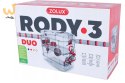 ZOLUX Klatka Dla GRYZONI Myszy Chomika RODY DUO kol. czerwony