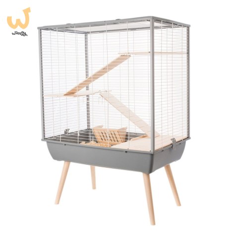 ZOLUX Neo Cosy H80 - klatka dla dużych gryzoni - szary ZOLUX Neo Cosy H80 - klatka dla dużych gryzoni - szary