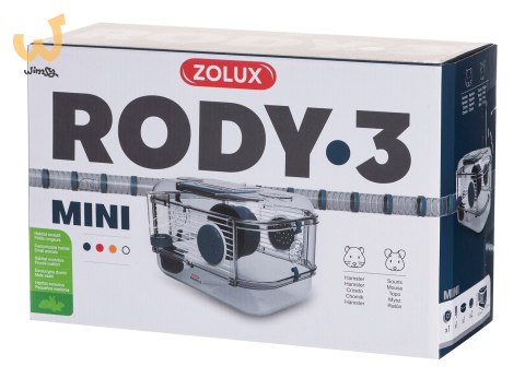 ZOLUX Rody 3 Mini - klatka dla gryzoni - niebieska ZOLUX Rody 3 Mini - klatka dla gryzoni - niebieska