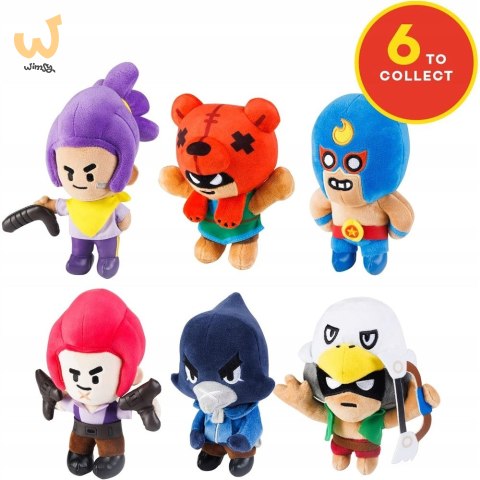 BRAWL STARS S1 PLUSHIES 16,5cm - DISPLAY 8 PCS. BRAWL STARS S1 PLUSHIES 16,5cm - DISPLAY 8 PCS.