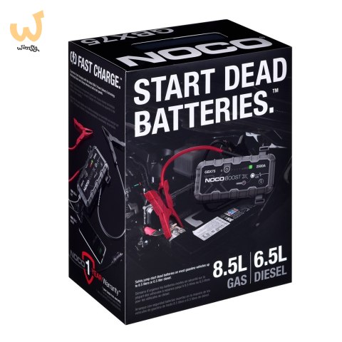 Noco GBX75 Boost X 12V 2500A Jump Starter Powerbank Noco GBX75 Boost X 12V 2500A Jump Starter Powerbank