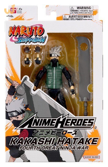 ANIME HEROES NARUTO - HATAKE KAKASHI GOURTH GREAT NINJA WAR ANIME HEROES NARUTO - HATAKE KAKASHI GOURTH GREAT NINJA WAR