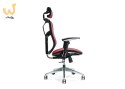Ergonomiczny fotel biurowy ERGO 500 czerwony