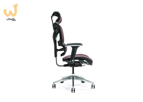 Ergonomiczny fotel biurowy ERGO 600 śliwkowy