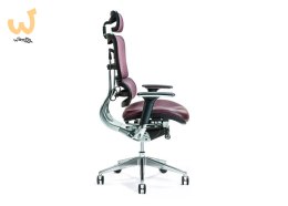 Ergonomiczny fotel biurowy ERGO 800 śliwkowy