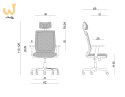 Ergonomiczny fotel biurowy ESTA czarny