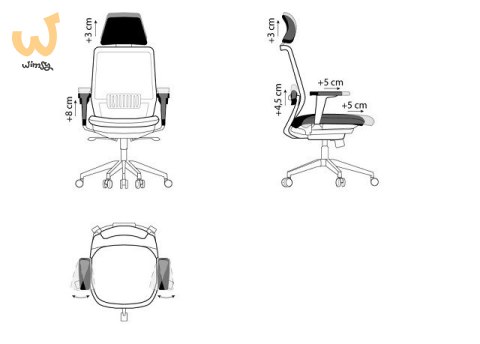 Ergonomiczny fotel biurowy SPECTRUM czarny Ergonomiczny fotel biurowy SPECTRUM czarny