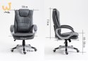Fotel biurowy z masażem, podgrzewany ACTIVEJET YK7304 szary