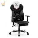 Fotel gamingowy DIABLO X-GAMER fotel czarno-biały