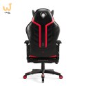 Fotel gamingowy DIABLO X-RAY normal fotel czarno-czerwony