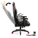 Fotel gamingowy DIABLO X-RAY normal fotel czarno-czerwony