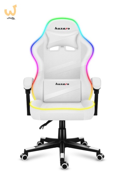 Fotel gamingowy Huzaro Force 4.4 RGB White Fotel gamingowy Huzaro Force 4.4 RGB White