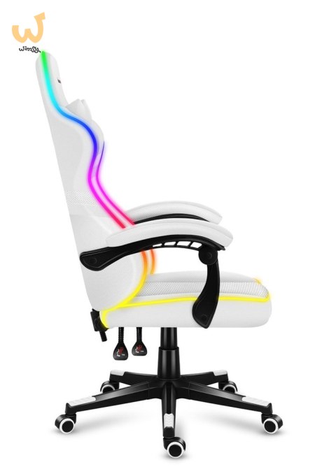 Fotel gamingowy Huzaro Force 4.4 RGB White Fotel gamingowy Huzaro Force 4.4 RGB White