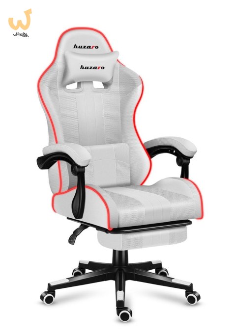 Fotel gamingowy Huzaro Force 4.7 RGB White Fotel gamingowy Huzaro Force 4.7 RGB White