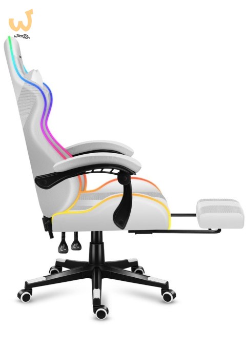 Fotel gamingowy Huzaro Force 4.7 RGB White Fotel gamingowy Huzaro Force 4.7 RGB White