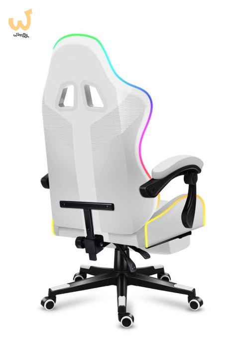 Fotel gamingowy Huzaro Force 4.7 RGB White Fotel gamingowy Huzaro Force 4.7 RGB White