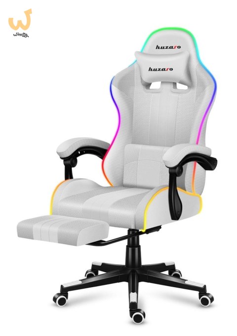 Fotel gamingowy Huzaro Force 4.7 RGB White Fotel gamingowy Huzaro Force 4.7 RGB White