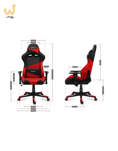 Fotel gamingowy Huzaro Force 6.2 Red Mesh Fotel gamingowy Huzaro Force 6.2 Red Mesh