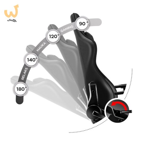 Fotel gamingowy dla dziecka HZ-Ranger 6.0 Black Fotel gamingowy dla dziecka HZ-Ranger 6.0 Black