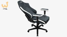 FOTEL AEROCOOL CROWN AeroSuede STEEL BLUE