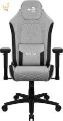 Fotel AEROCOOL CROWN AeroWeave Ash Grey