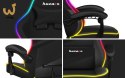 Fotel gamingowy Huzaro Force 4.4 RGB Black