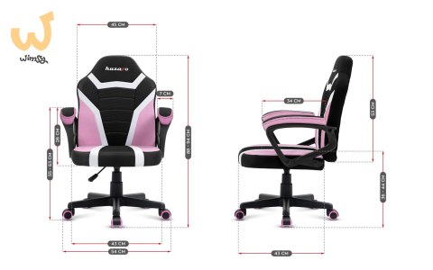 Fotel gamingowy dla dziecka HZ-Ranger 1.0 pink mesh Fotel gamingowy dla dziecka HZ-Ranger 1.0 pink mesh