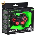Gamepad Esperanza Warrior EGG102R (kolor czarny, kolor czerwony)