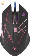 DEFENDER MYSZ PRZEWODOWA FORCED GM-020L 800/1800/2400/3200 DPI 6P + PODKŁADKA + GRA 52020