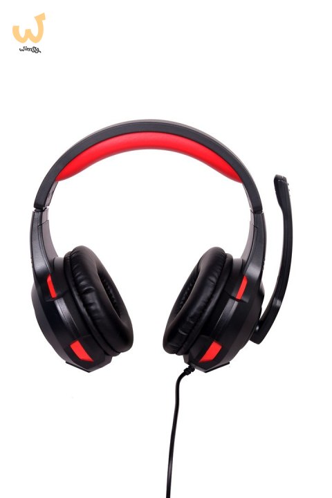 GEMBIRD GAMING SŁUCHAWKI USB 5.1 Z SYSTEMEM SURROUND CZARNO/CZERWONE, MIKROFON, REGULACJA GŁOŚNOŚCI GEMBIRD GAMING SŁUCHAWKI USB 5.1 Z SYSTEMEM SURROUND CZARNO/CZERWONE, MIKROFON, REGULACJA GŁOŚNOŚCI