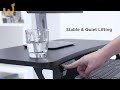 MACLEAN BIURKO ELEKTRYCZNE, STOLIK, STACJA ROBOCZA REGULACJA WYS MAX WYS 122CM MAX 37 KG - DO PRACY STOJĄCO SIEDZĄCEJ MC-835 MACLEAN BIURKO ELEKTRYCZNE, STOLIK, STACJA ROBOCZA REGULACJA WYS MAX WYS 122CM MAX 37 KG - DO PRACY STOJĄCO SIEDZĄCEJ MC-835