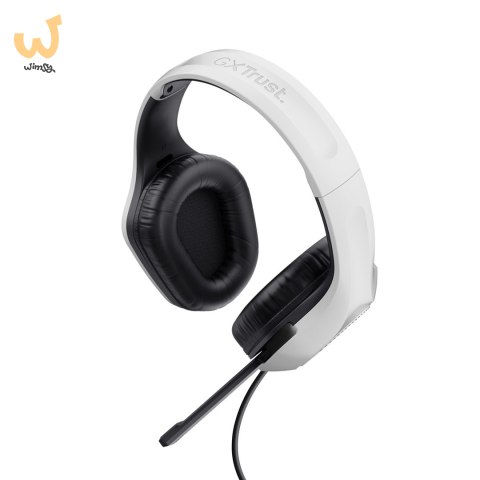 Słuchawki TRUST ZIROX HEADSET WHITE Słuchawki TRUST ZIROX HEADSET WHITE