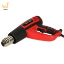 KAFUWELL Opalarka elektryczna z regulacja tempratury 0-600 st. C przepływ powietrza 300-500 l/min + 4 wymienne końcówki 1850W