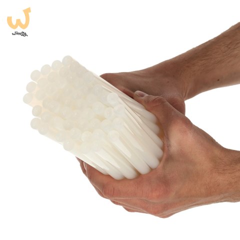Klej na gorąco wkłady do pistoletu bezbarwny 11mm x 200mm 1kg Klej na gorąco wkłady do pistoletu bezbarwny 11mm x 200mm 1kg