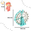 Klocki magnetyczne magnetic sticks marble tor kulkowy z dźwiękiem muzyką grający 118 elementów