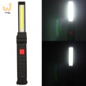 Lampa warsztatowa latarka USB 5 trybów magnes hak akumulator 1200 mAh 200 lm KAFUWELL