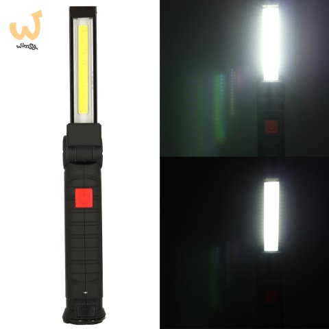 Lampa warsztatowa latarka USB 5 trybów magnes hak akumulator 1200 mAh 200 lm KAFUWELL Lampa warsztatowa latarka USB 5 trybów magnes hak akumulator 1200 mAh 200 lm KAFUWELL
