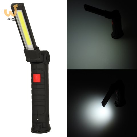 Lampa warsztatowa latarka USB 5 trybów magnes hak akumulator 1200 mAh 200 lm KAFUWELL Lampa warsztatowa latarka USB 5 trybów magnes hak akumulator 1200 mAh 200 lm KAFUWELL
