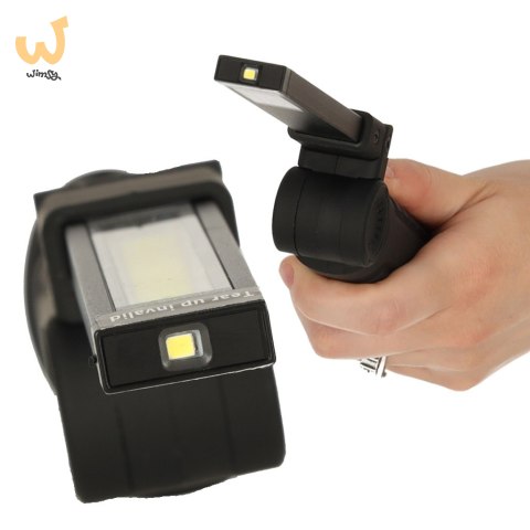 Lampa warsztatowa latarka USB 5 trybów magnes hak akumulator 1200 mAh 200 lm KAFUWELL Lampa warsztatowa latarka USB 5 trybów magnes hak akumulator 1200 mAh 200 lm KAFUWELL