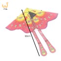 Latawiec duży 90cm motyl fioletowy